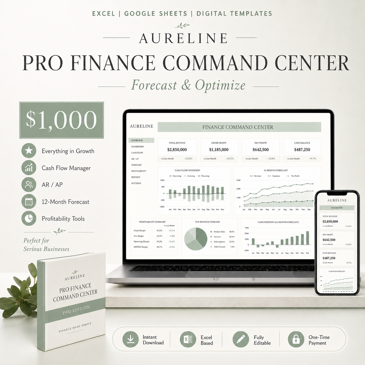 Aureline Business Finance Operating System.